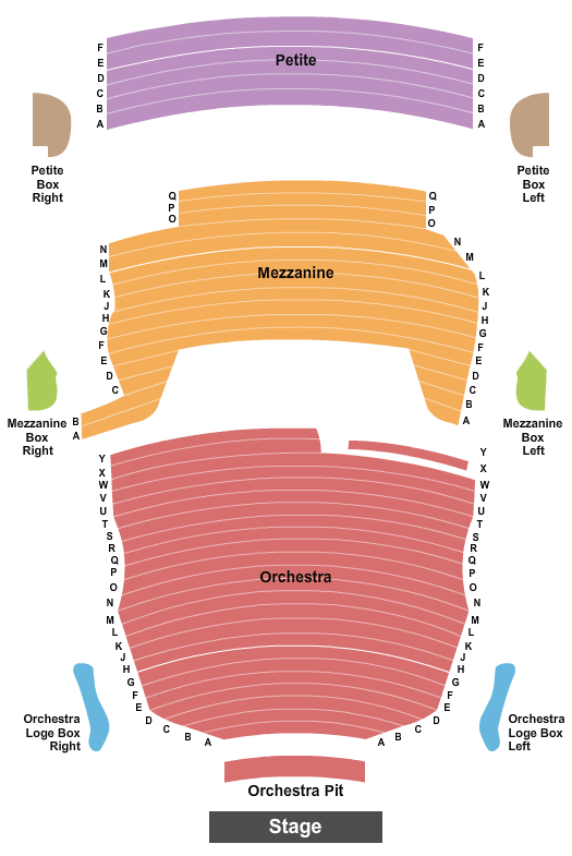 Juanita K. Hammons Hall Beetlejuice Seating Chart
